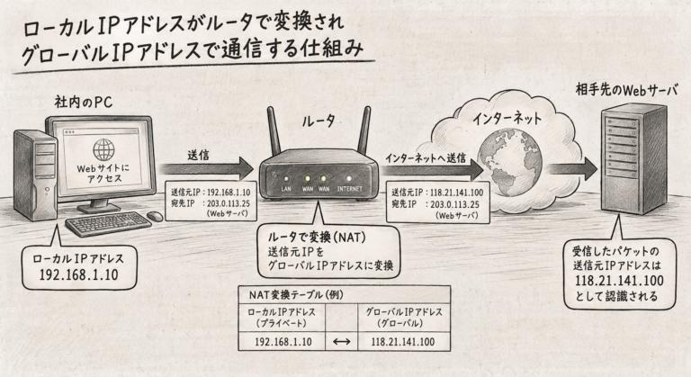 IPアドレスの仕組み